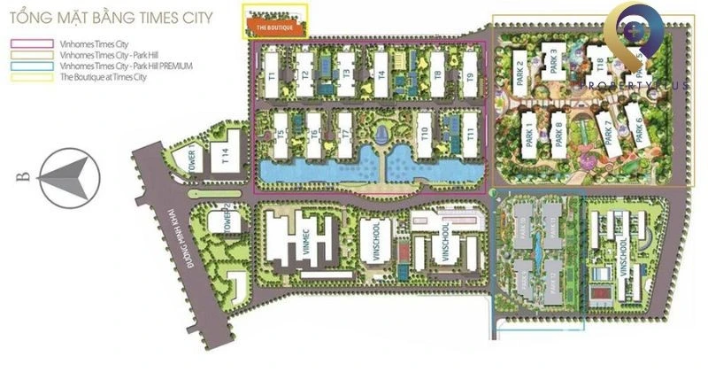 khu đô thị times city khu đô thị times city